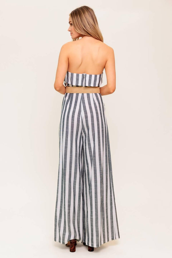 URBAN SOUL WOVEN JUMPSUIT.