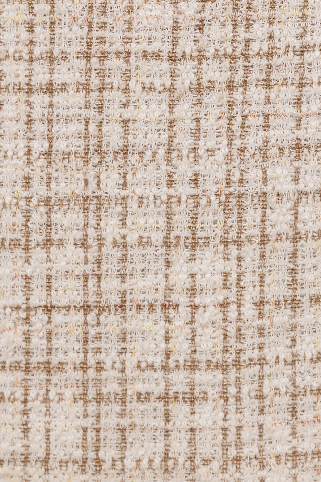 A woven tweed skort with back zipper closure