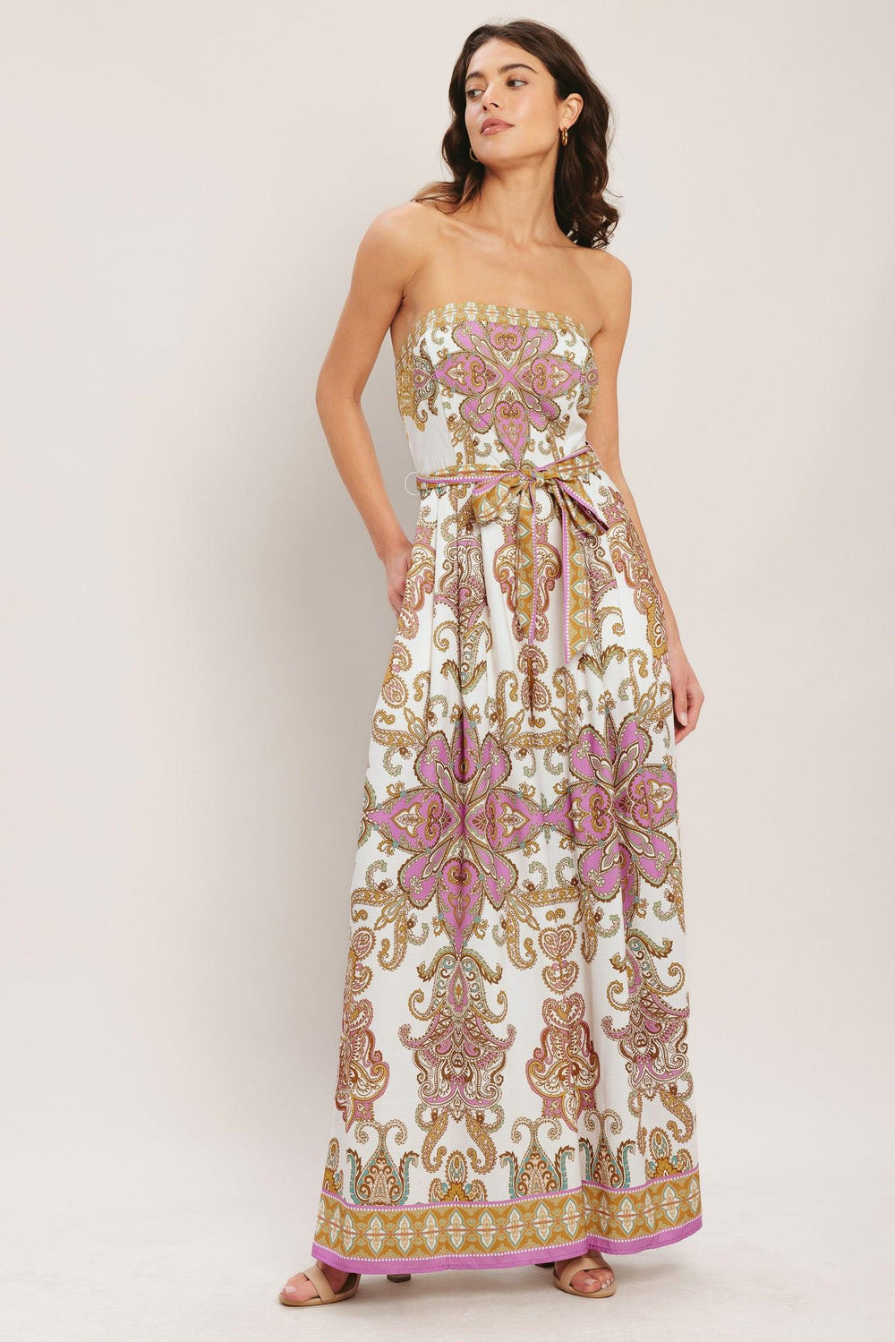 MEDITERRANEAN DREAM WOVEN JUMPSUIT.