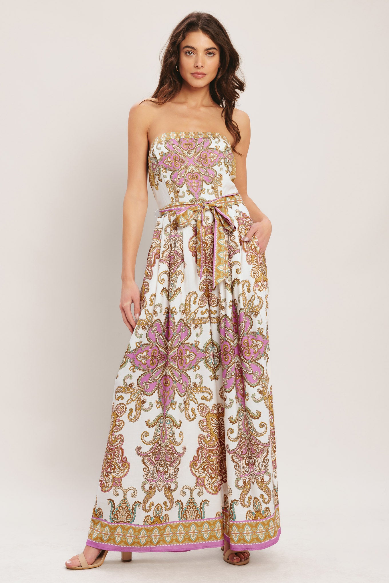 MEDITERRANEAN DREAM WOVEN JUMPSUIT