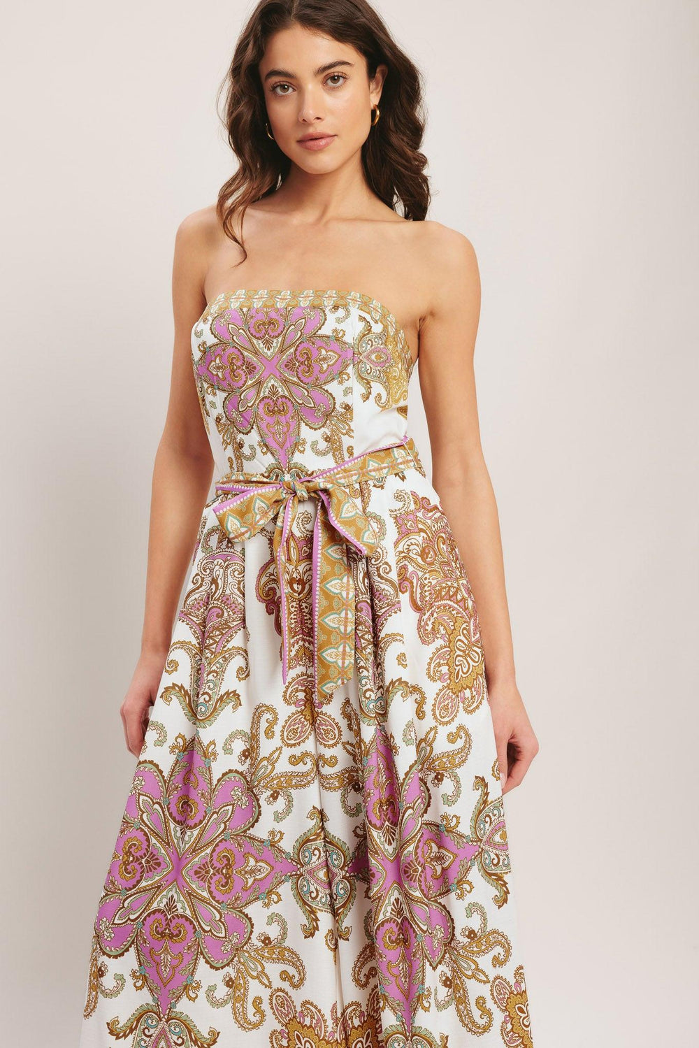 MEDITERRANEAN DREAM WOVEN JUMPSUIT.