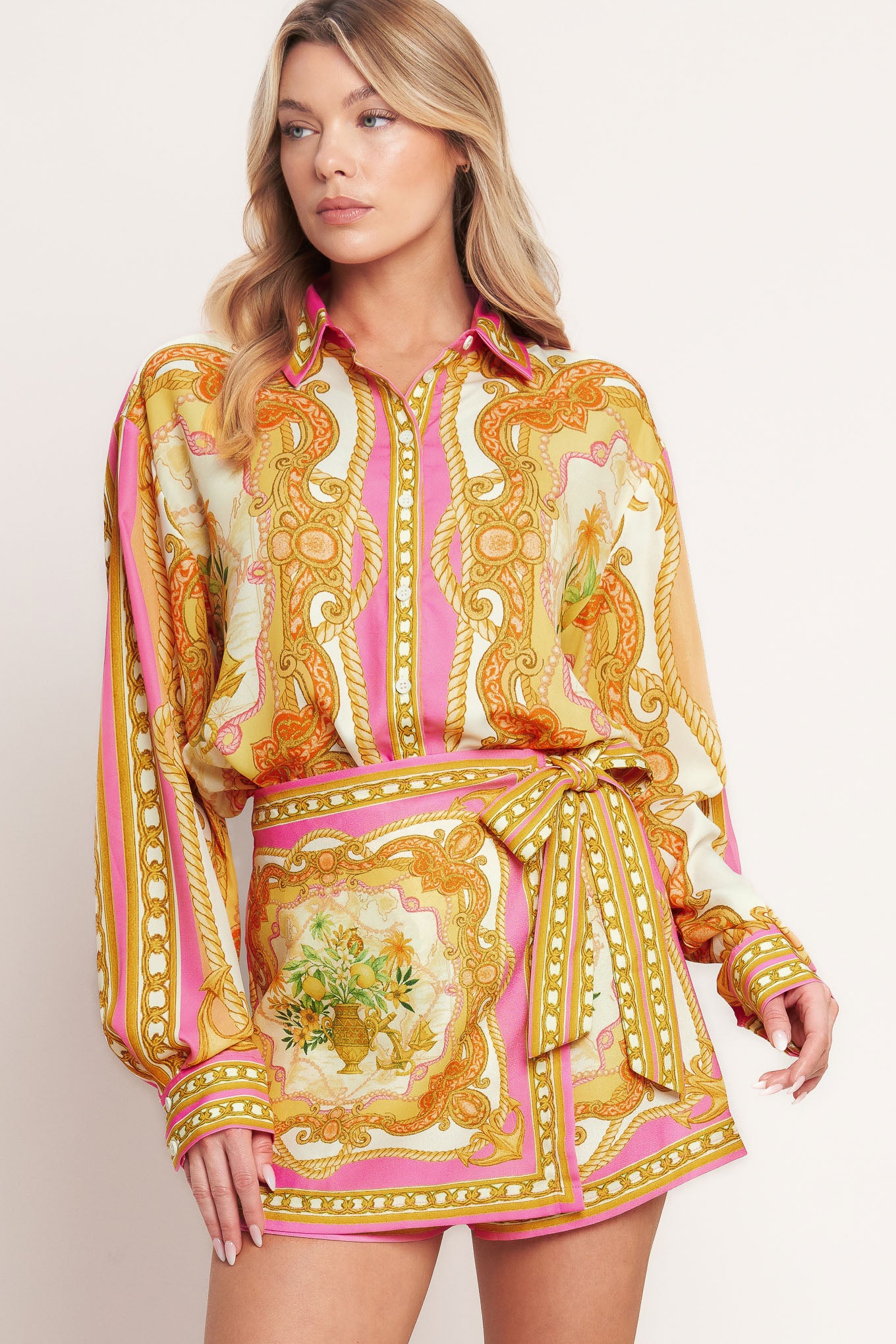 VINTAGE HEIRESS WOVEN SKORT