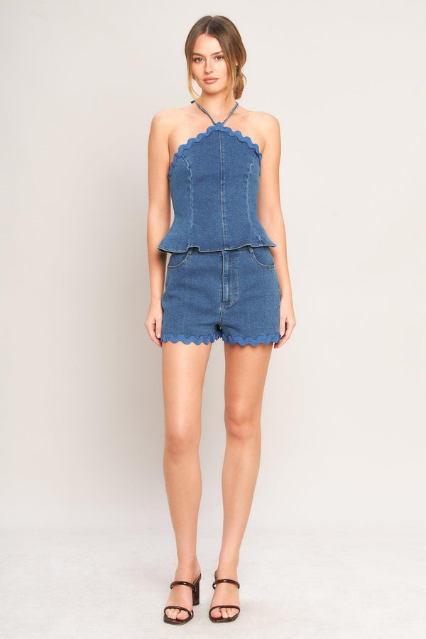 SUNNY DAY DENIM SHORTS.