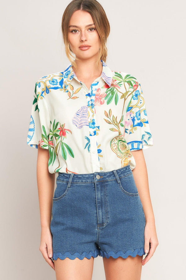 SUNNY DAY DENIM SHORTS.