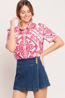 Details:

Self: 85% Cotton 5% Polyester 8% Viscose 2% Spandex

Size & Fit

-Model is 5`8" And Wearing Size Small
-Measurements Taken From Size Small
-Approx. Length: 14"