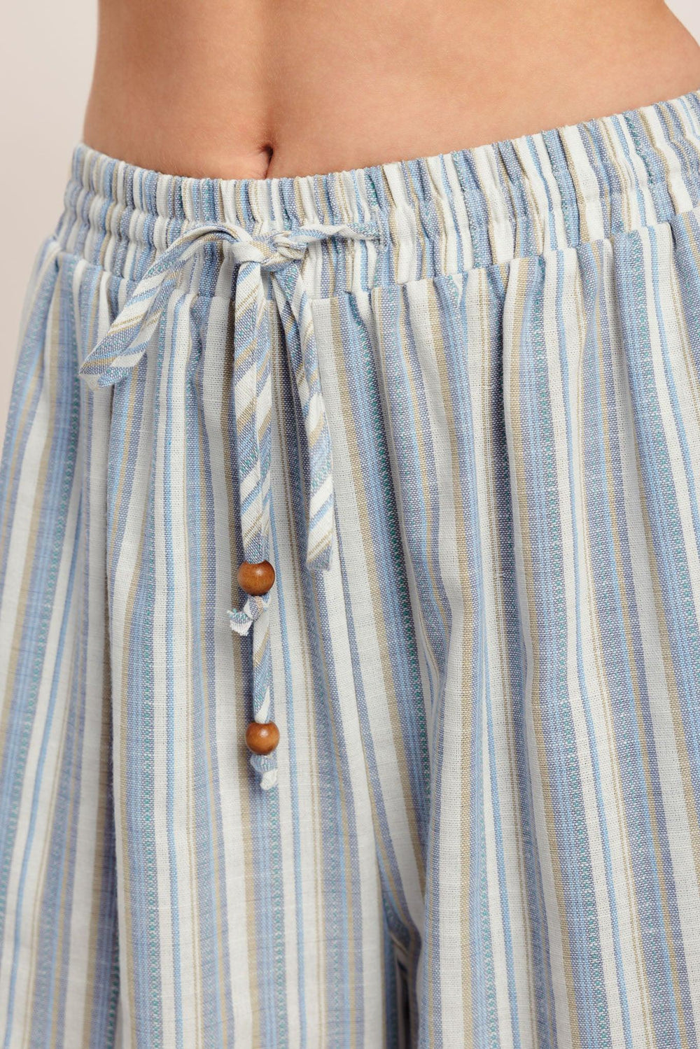 COASTAL DAY STRIP WOVEN PANTS - Flying Tomato - PANTS - Flying Tomato