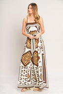 EARTHY ELEGANCE BOHO WOVEN JUMPSUIT.