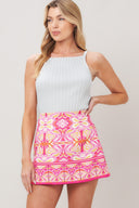 CANDY ORBIT WOVEN SKORT.