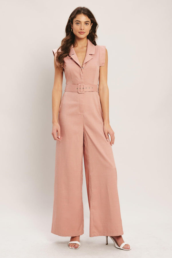 CITY ICON WOVEN JUMPSUIT.