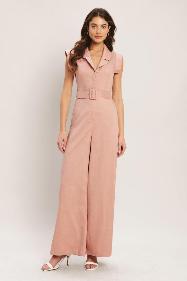 CITY ICON WOVEN JUMPSUIT.