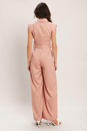 CITY ICON WOVEN JUMPSUIT.