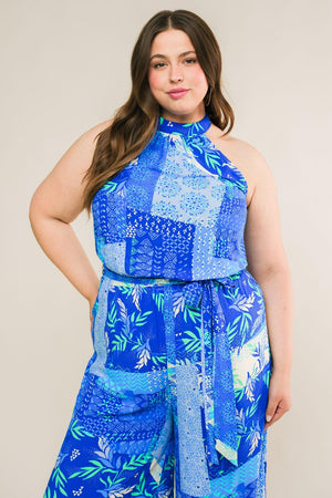 KISS ME MORE WOVEN JUMPSUIT.