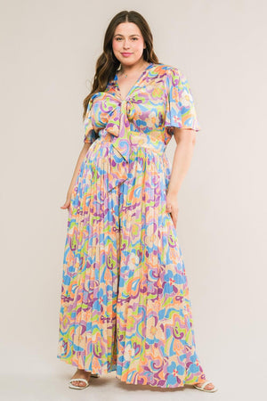 A SECRET PLACE WOVEN JUMPSUIT.