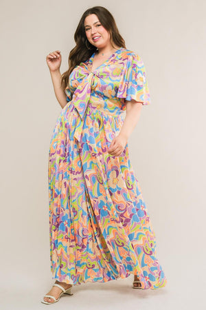A SECRET PLACE WOVEN JUMPSUIT.