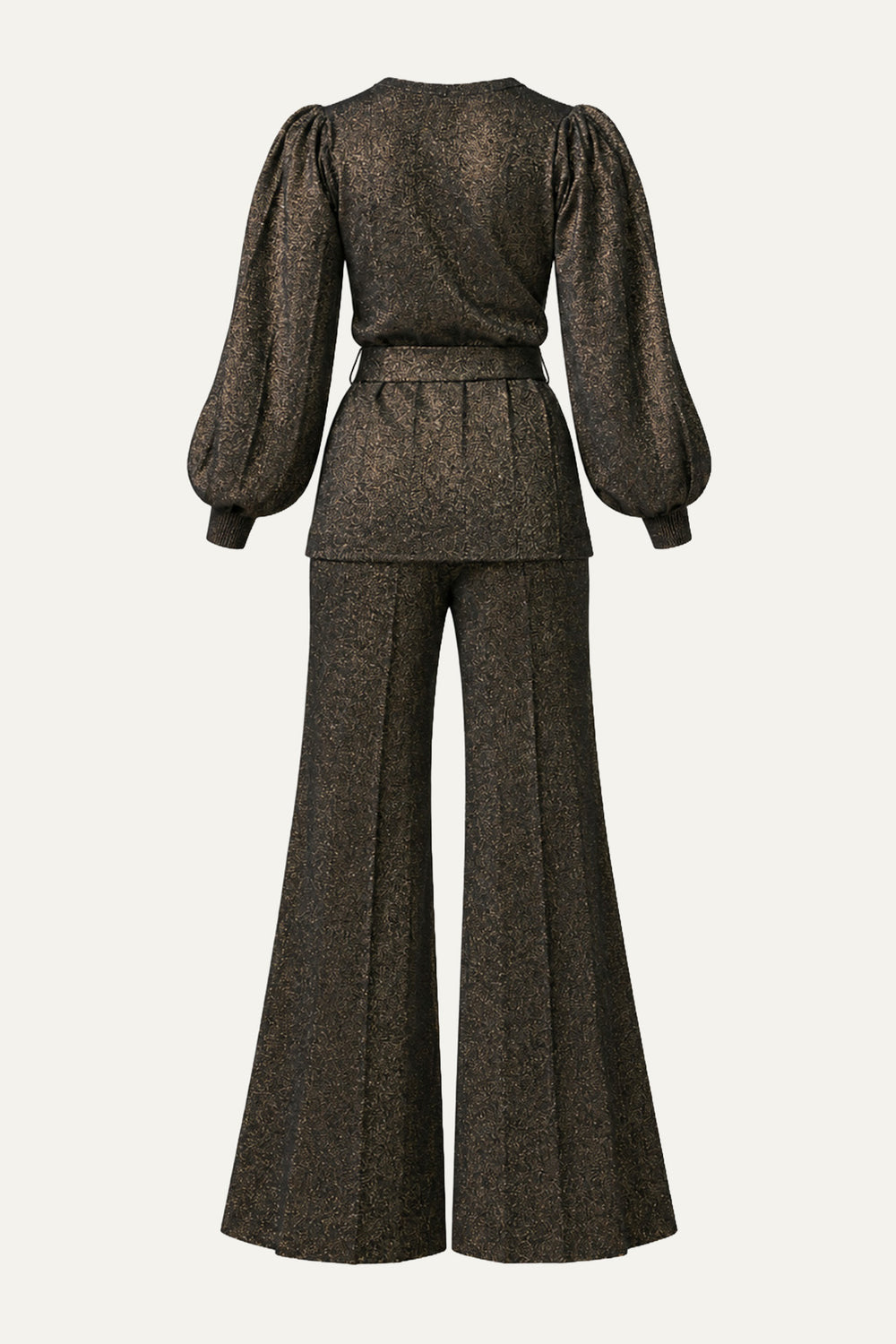 STUNNING STANCE METALLIC SWEATER TUNIN AND PANT SET