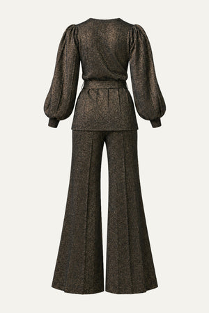 STUNNING STANCE METALLIC SWEATER TUNIN AND PANT SET