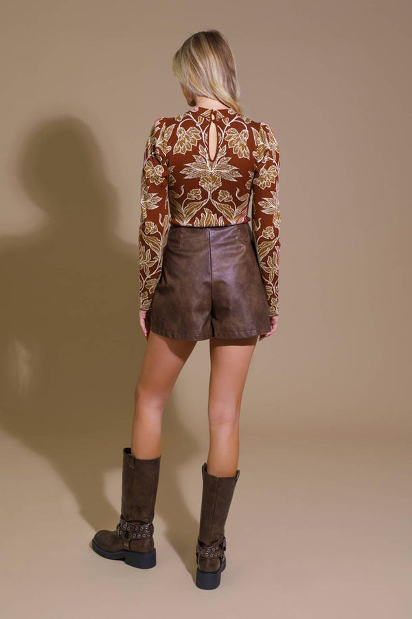 WARM AFTERNOONS JACQUARD SWEATER TOP.