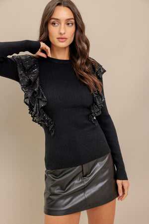 FIGHT THE FEELING SWEATER TOP.