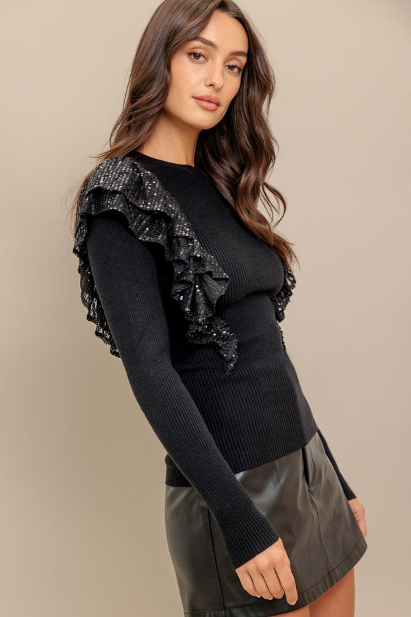 FIGHT THE FEELING SWEATER TOP.