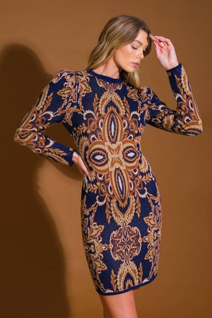 STORIES OF MINE SWEATER MINI DRESS.