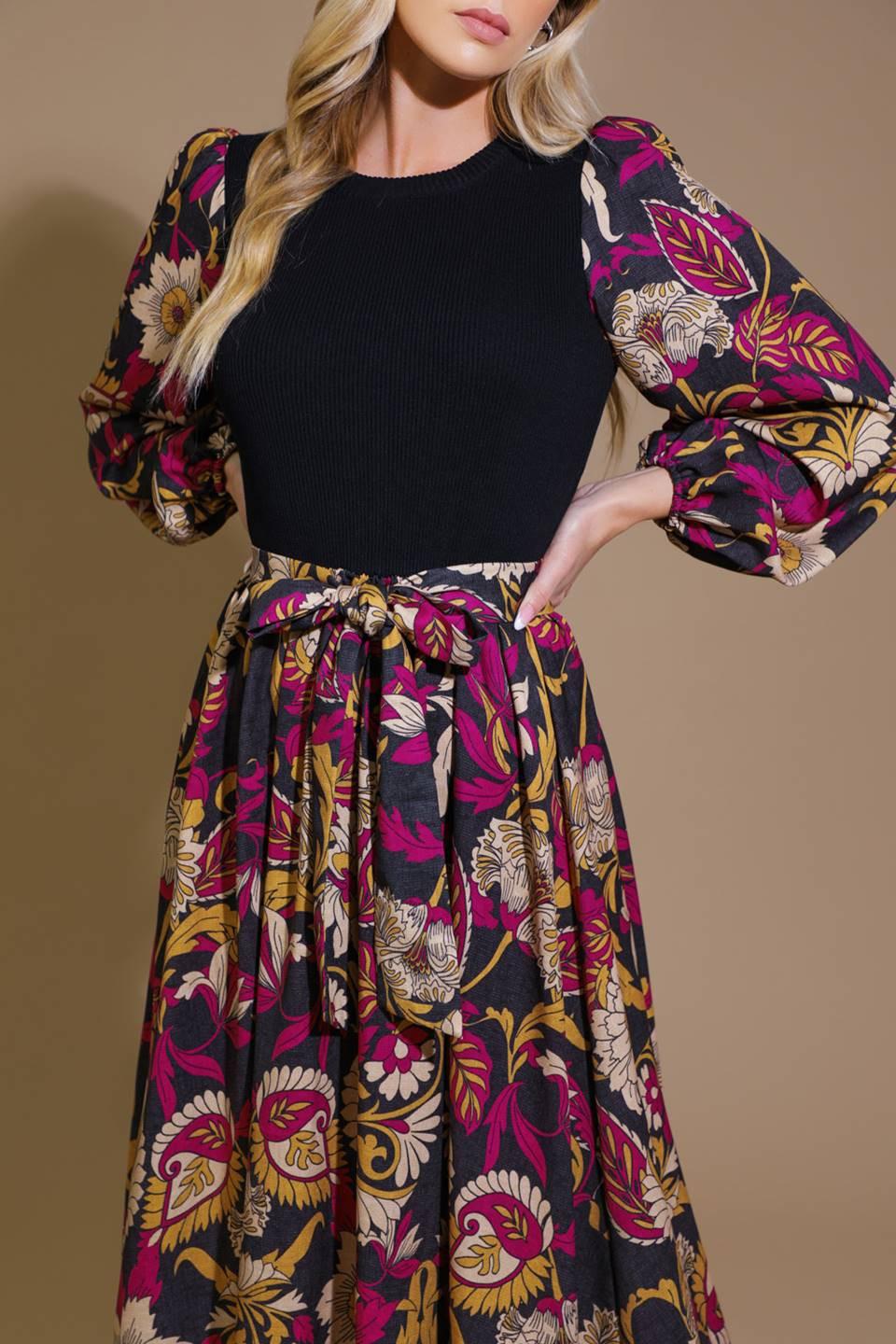 CRUSHING ON COZY WOVEN MIDI DRESS.