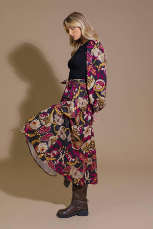CRUSHING ON COZY WOVEN MIDI DRESS.