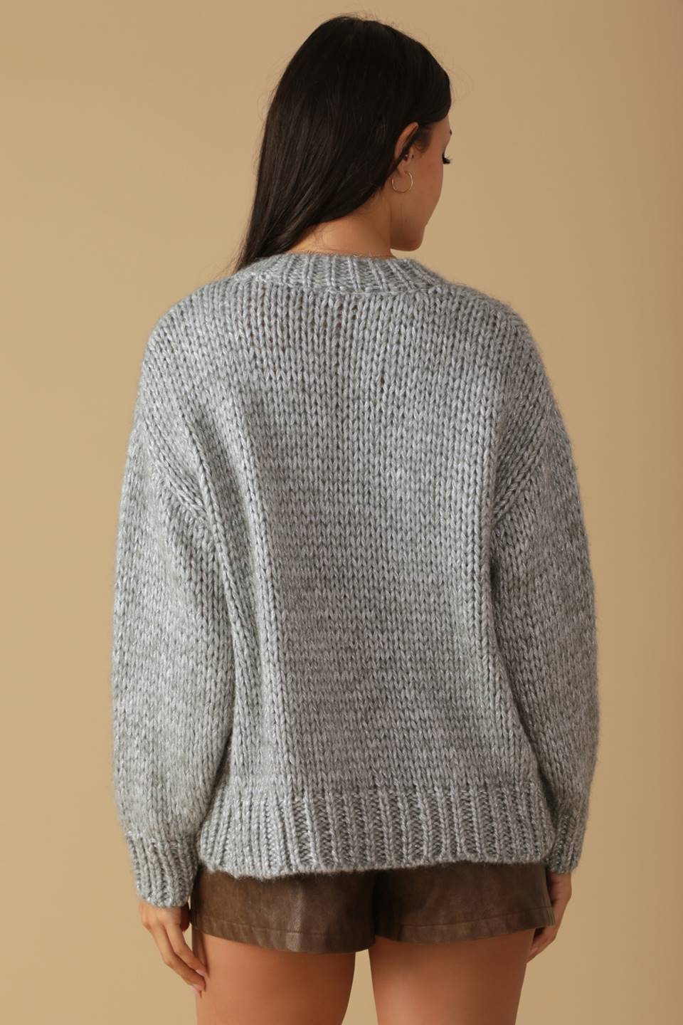 WOVEN WHISPERS SWEATER CARDIGAN