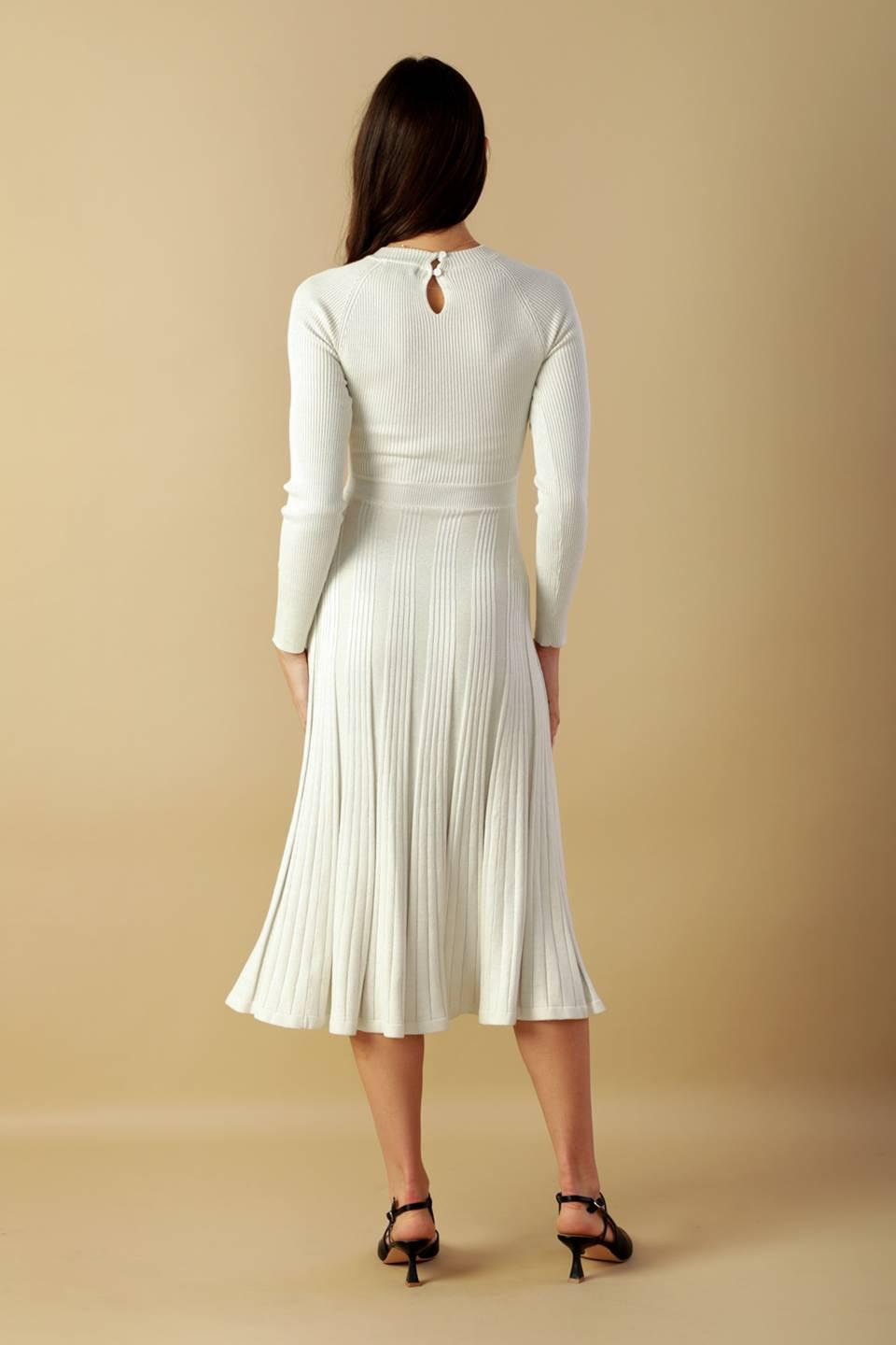 HIGH STANDARDS SWEATER MIDI DRESS l FLYING TOMATO ORCHID METALLIC / S HIGH STANDARDS SWEATER MIDI DRESS l FLYING TOMATO ORCHID METALLIC / S