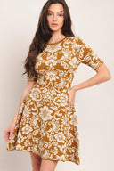 A sweater knit mini dress with round neckline and short sleeve

Details:

Self: 49% Viscose 19% Nylon 32% Polyester

Size & Fit

-Model is 5`8" And Wearing Size Small
-Measurements Taken From Size Small
-Approx. Length: 36"