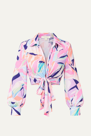 SEASIDE STATE OF MIND WOVEN TOP