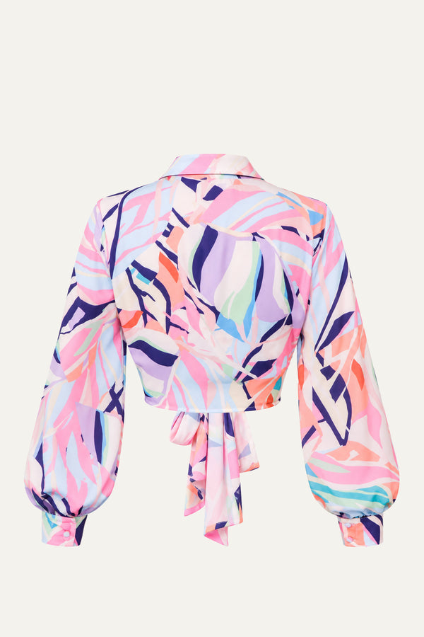 SEASIDE STATE OF MIND WOVEN TOP