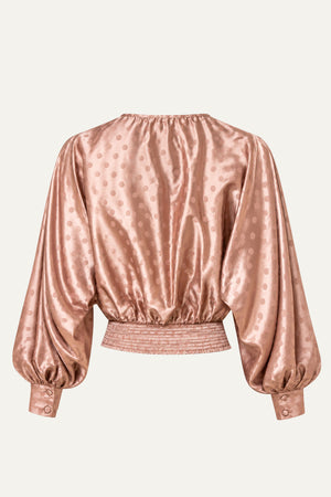 LET YOUR LIGHT SHINE WOVEN TOP