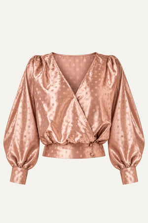 LET YOUR LIGHT SHINE WOVEN TOP
