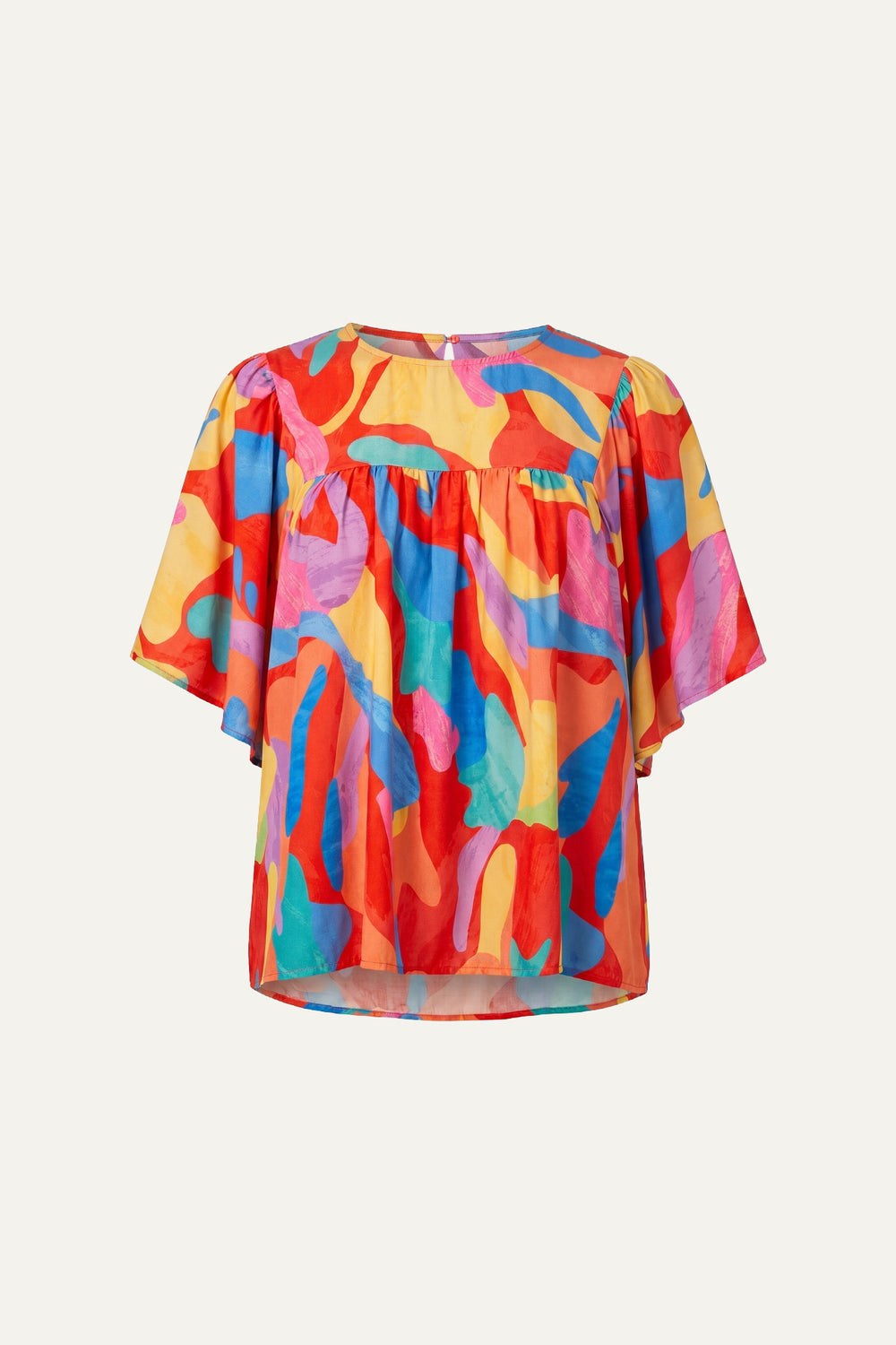 SHINING GARDEN WOVEN TOP