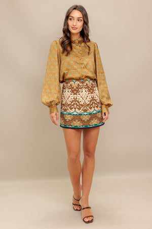 MOROCCAN MUSE WOVEN TOP