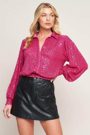 FREEDOM CALLS SEQUIN TOP.