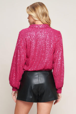FREEDOM CALLS SEQUIN TOP.