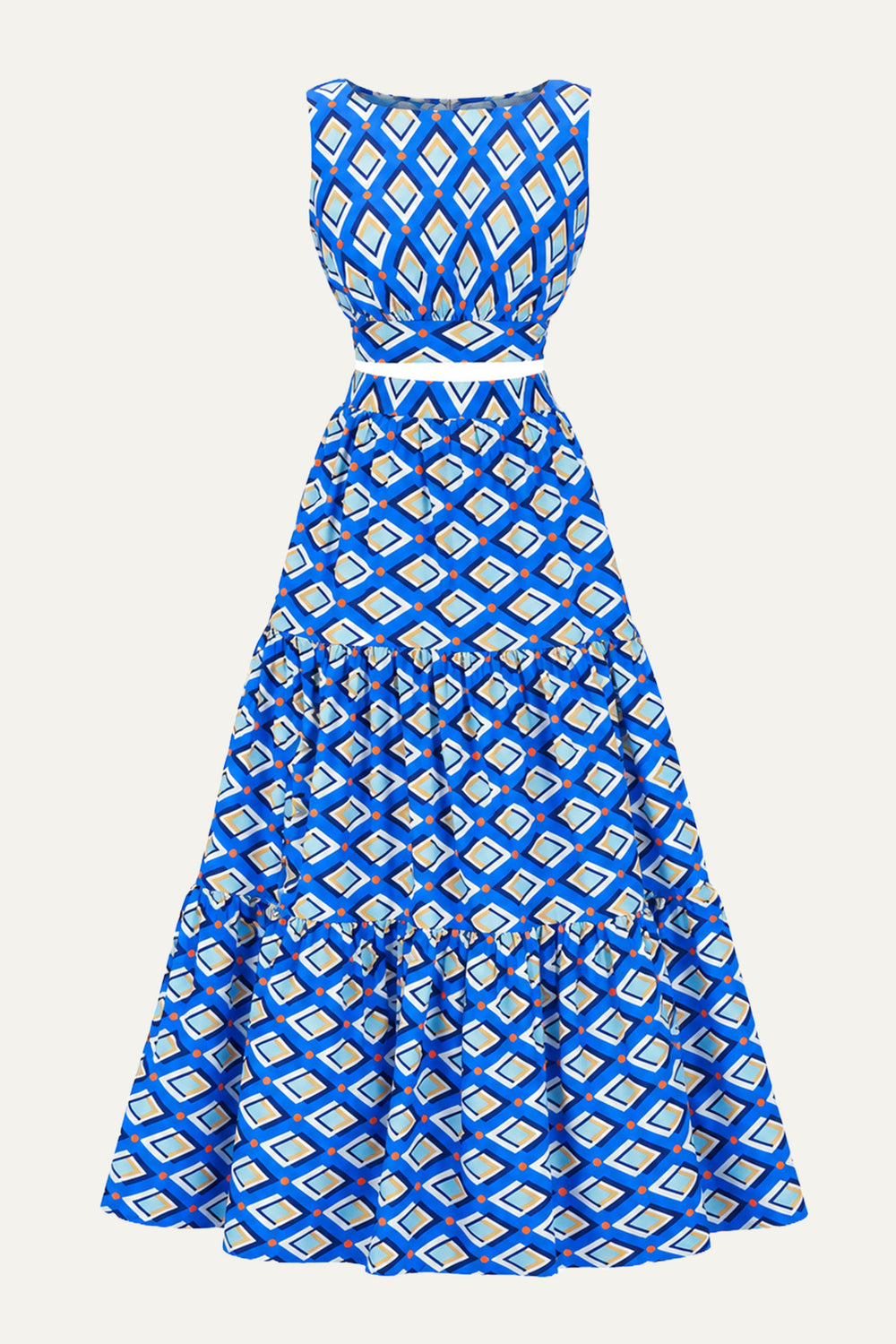 SUMMER JOURNEY WOVEN TOP AND SKIRT SET