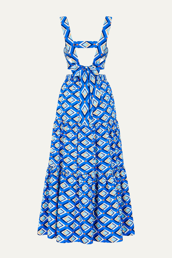 SUMMER JOURNEY WOVEN TOP AND SKIRT SET