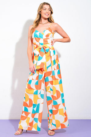 LUSH EASY ON THE EYES WOVEN TOP AND PANTS.
