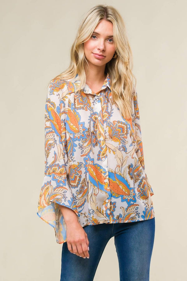 SWEET CRUSH WOVEN TOP.