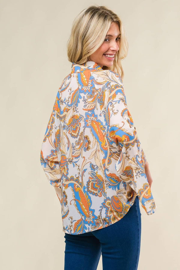 SWEET CRUSH WOVEN TOP.