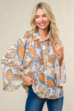SWEET CRUSH WOVEN TOP.
