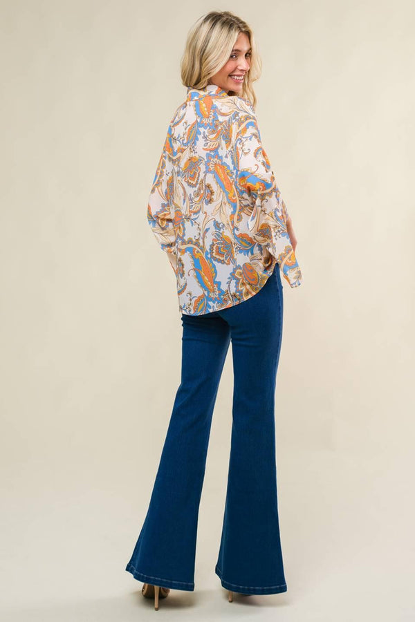 SWEET CRUSH WOVEN TOP.