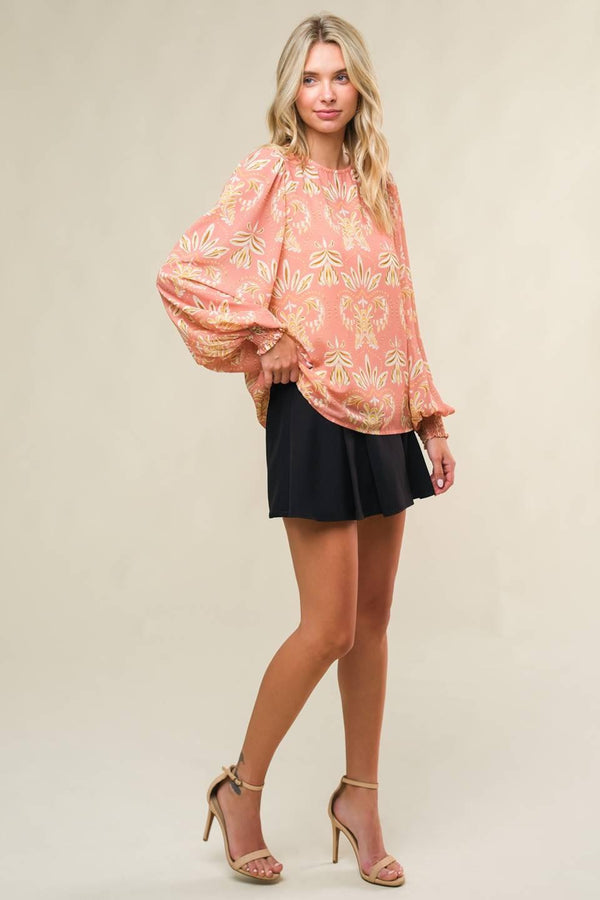 GET THE LOOK WOVEN TOP.