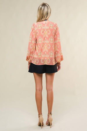 GET THE LOOK WOVEN TOP.