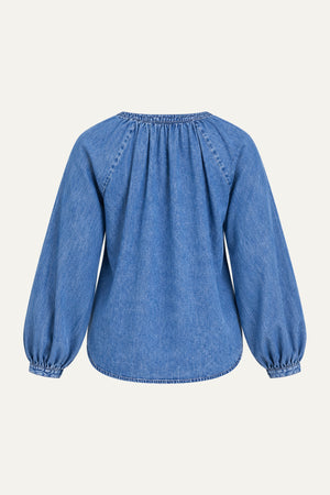 MUSING ABOUT YOU DENIM TOP
