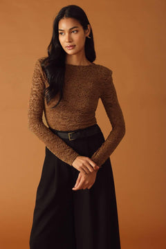 NEVER ENOUGH WOVEN LACE BODYSUIT.