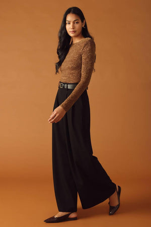 NEVER ENOUGH WOVEN LACE BODYSUIT.