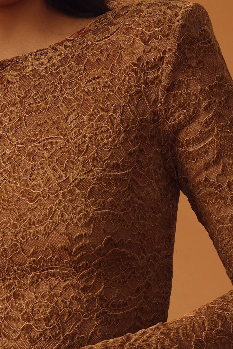 NEVER ENOUGH WOVEN LACE BODYSUIT